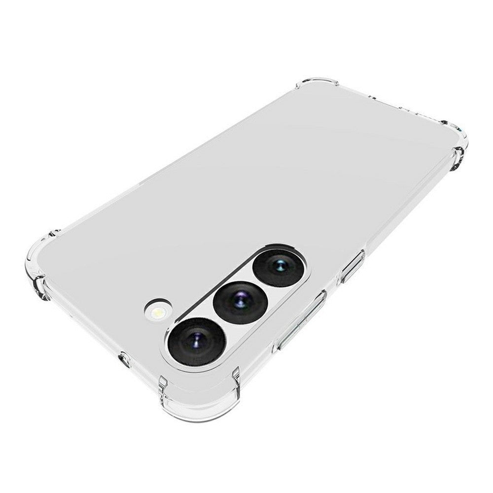 For Samsung Galaxy S23 Reinforced Corner Soft TPU Case Non-slip Transparent Phone Back Cover