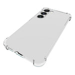 For Samsung Galaxy S23 Reinforced Corner Soft TPU Case Non-slip Transparent Phone Back Cover