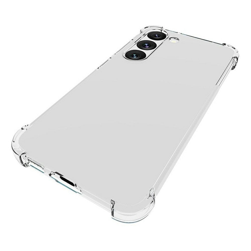 For Samsung Galaxy S23 Reinforced Corner Soft TPU Case Non-slip Transparent Phone Back Cover