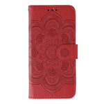 OnePlus Nord CE5 5G / Ace 5 Racing 5G-cover i PU-læder med mandala-præget design og pungcover med håndledsrem