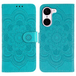 OnePlus Nord CE5 5G / Ace 5 Racing 5G-cover i PU-læder med mandala-præget design og pungcover med håndledsrem