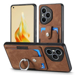 For Honor 400 Pro 5G (Global) Phone Case Leather Back Cover with Card Slots Kickstand