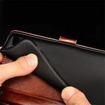 IDEWEI Crazy Horse Texture Wallet Cover for Xiaomi Poco M4 5G, PU Leather Stand Magnetic Clasp Anti-drop Phone Case