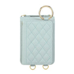 For Samsung Galaxy Z Flip7 5G Case Kickstand Rhombus Leather + TPU Phone Cover with Shoulder Strap