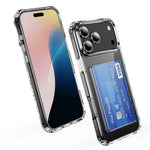 For iPhone 18 Pro / 17 Pro Case Protective TPU Phone Cover with Card Holder