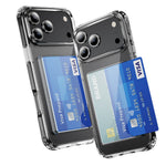 For iPhone 18 Pro / 17 Pro Case Protective TPU Phone Cover with Card Holder