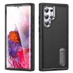 For Samsung Galaxy S22 Ultra 5G Case Case Kickstand Phone Cover PC + Silicone + EVA 3-in-1 Design
