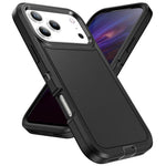 For iPhone 17 Pro Max Case PC + Silicone + EVA 3 in 1 Shockproof Phone Cover