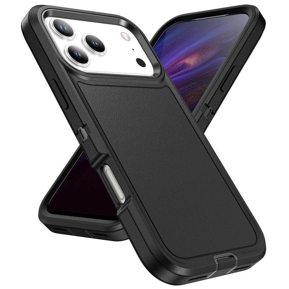 For iPhone 17 Pro Max Case PC + Silicone + EVA 3 in 1 Shockproof Phone Cover