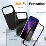 For iPhone 17 Pro Max Case PC + Silicone + EVA 3 in 1 Shockproof Phone Cover