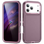 For iPhone 17 Pro Max Case PC + Silicone + EVA 3 in 1 Shockproof Phone Cover