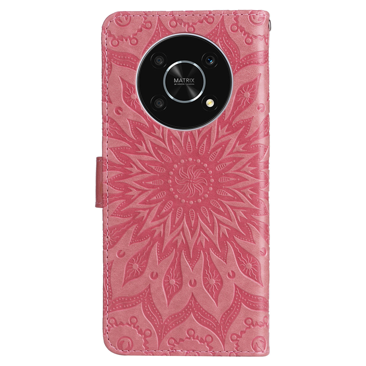 Til Honor X30 5G / Honor Magic4 Lite 5G / Honor X9 4G Læderpung Etui Solsikke Præget Telefoncover
