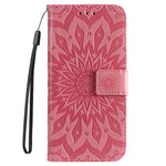 Til Honor X30 5G / Honor Magic4 Lite 5G / Honor X9 4G Læderpung Etui Solsikke Præget Telefoncover