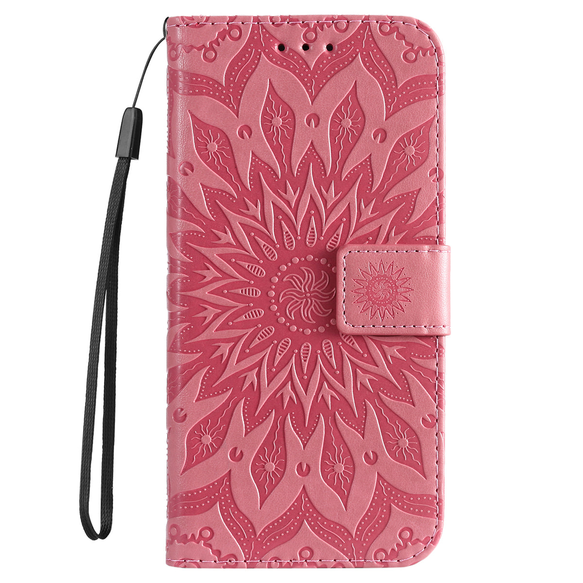 Til Honor X30 5G / Honor Magic4 Lite 5G / Honor X9 4G Læderpung Etui Solsikke Præget Telefoncover