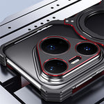 For Huawei Pura 80 Pro / 80 Pro+ Case Kickstand Metal Bumper Magnetic Phone Cover