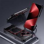 For Huawei Pura 80 Pro / 80 Pro+ Case Kickstand Metal Bumper Magnetic Phone Cover