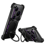 For Huawei Pura 80 Pro / 80 Pro+ Case Kickstand Metal Bumper Magnetic Phone Cover