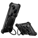 Huawei Pura 80 Ultra Skal Stativ Metall Stötfångare Magnetiskt mobilskal