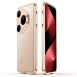 For Huawei Pura 80 Ultra Bumper Case Metal Frame Phone Cover with Camera Lens Guard