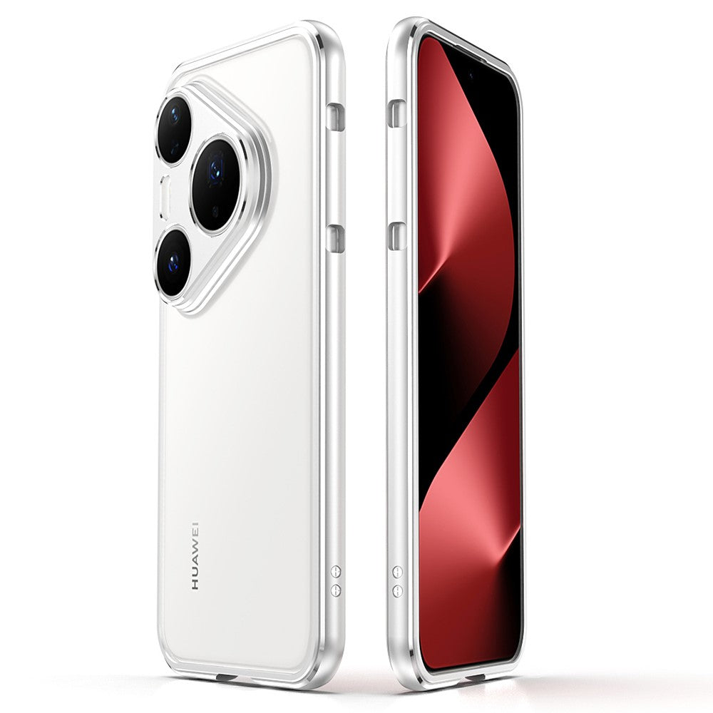 For Huawei Pura 80 Ultra Bumper Case Metal Frame Phone Cover with Camera Lens Guard