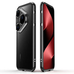 For Huawei Pura 80 Ultra Bumper Case Metal Frame Phone Cover with Camera Lens Guard