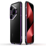 For Huawei Pura 80 Ultra Bumper Case Metal Frame Phone Cover with Camera Lens Guard