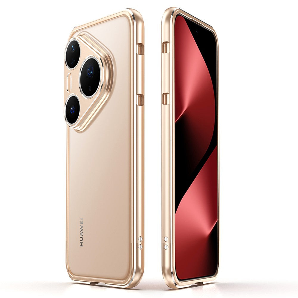 For Huawei Pura 80 Pro / 80 Pro+ Bumper Case Metal Frame Phone Cover with Camera Lens Guard