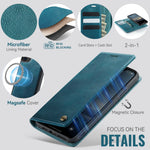 CASEME For iPhone 12 Pro 6.1 inch / iPhone 12 6.1 inch Case  C49  Compatible with MagSafe RFID Blocking Detachable Wallet Leather Phone Cover