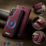 CASEME For Samsung Galaxy S21+ 5G Case  C49  Magnetic Case RFID Blocking Detachable Wallet Leather Phone Cover