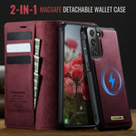 CASEME For Samsung Galaxy S21+ 5G Case  C49  Magnetic Case RFID Blocking Detachable Wallet Leather Phone Cover