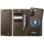 CASEME For Samsung Galaxy S21+ 5G Case  C49  Magnetic Case RFID Blocking Detachable Wallet Leather Phone Cover