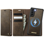 CASEME For Samsung Galaxy S22+ 5G Case  C49 Magnetic Case RFID Blocking Detachable Wallet Leather Phone Cover