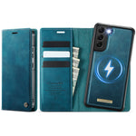CASEME til Samsung Galaxy S22 5G Cover C49 Magnetisk Cover RFID Blokerende Aftagelig Pung Læder Telefoncover