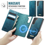 CASEME For Samsung Galaxy S23 Case  C49 Magnetic Case RFID Blocking Detachable Wallet Leather Phone Cover
