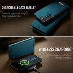 CASEME For Samsung Galaxy S23 Case  C49 Magnetic Case RFID Blocking Detachable Wallet Leather Phone Cover
