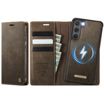 CASEME For Samsung Galaxy S23 Case  C49 Magnetic Case RFID Blocking Detachable Wallet Leather Phone Cover