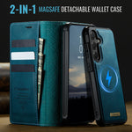 CASEME Til Samsung Galaxy S23 FE Cover C49 Magnetisk Cover RFID Blokerende Aftagelig Pung Læder Telefoncover