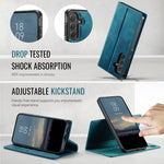 CASEME Til Samsung Galaxy S23 FE Cover C49 Magnetisk Cover RFID Blokerende Aftagelig Pung Læder Telefoncover