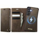 CASEME Til Samsung Galaxy S23 FE Cover C49 Magnetisk Cover RFID Blokerende Aftagelig Pung Læder Telefoncover