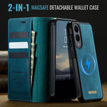 CASEME Til Samsung Galaxy S25 Edge Cover C49 Magnetisk Cover RFID Blokerende Aftagelig Pung Læder Telefon Cover