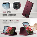 CASEME For iPhone 11 Case  C49  Compatible with MagSafe RFID Blocking Detachable Wallet Leather Phone Cover