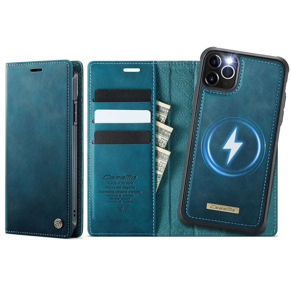 CASEME For iPhone 11 Pro Max Case  C49  Compatible with MagSafe RFID Blocking Detachable Wallet Leather Phone Cover