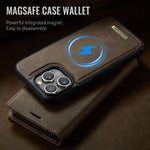 CASEME For iPhone 14 Pro Max Case  C49  Compatible with MagSafe RFID Blocking Detachable Wallet Leather Phone Cover