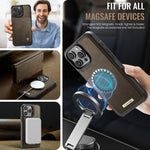 CASEME For iPhone 14 Pro Max Case  C49  Compatible with MagSafe RFID Blocking Detachable Wallet Leather Phone Cover