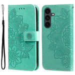 For Samsung Galaxy S25 FE Case Floral Pattern PU Leather Wallet Stand Phone Cover