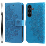 For Samsung Galaxy S25 FE Case Floral Pattern PU Leather Wallet Stand Phone Cover