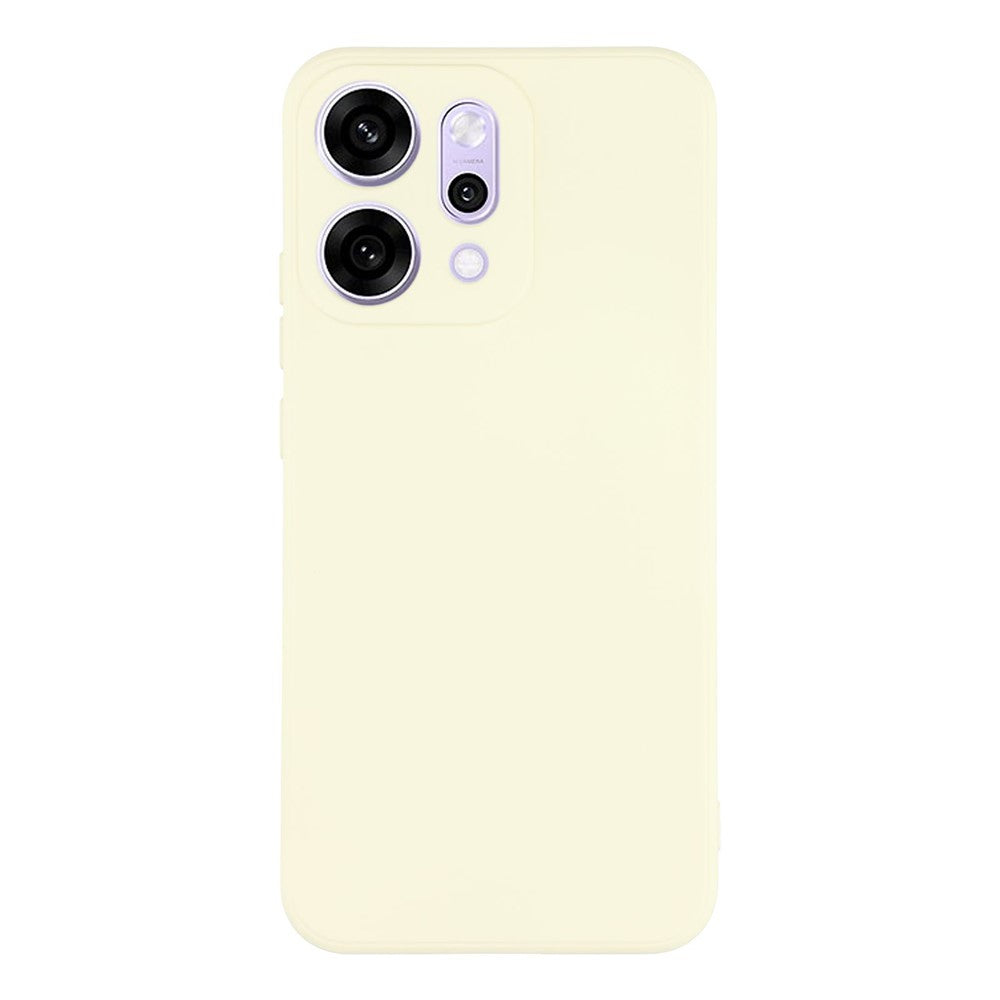 For Oppo Reno14 5G (Global) Case TPU Back Soft Anti-Scratch Fiber Lining Phone Cover