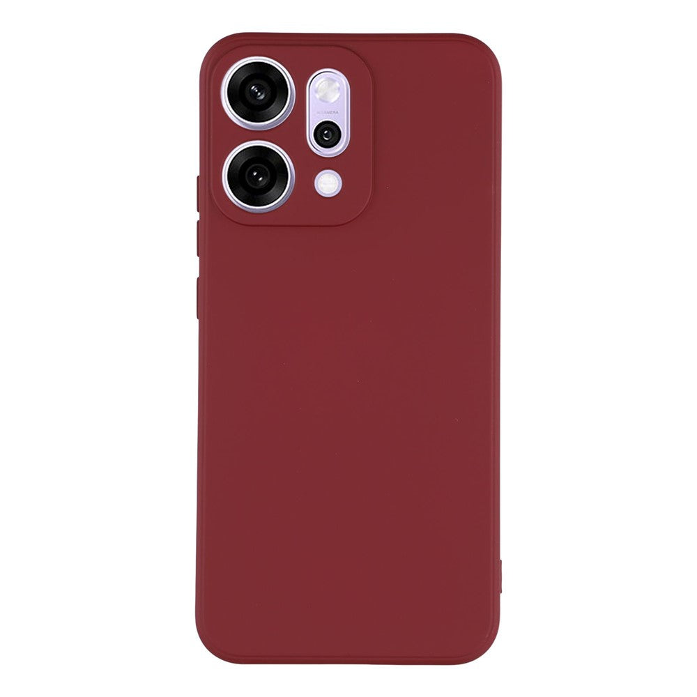 For Oppo Reno14 5G (Global) Case TPU Back Soft Anti-Scratch Fiber Lining Phone Cover