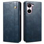 Plånboksfodral för OnePlus Nord CE5 5G / Ace 5 Racing 5G Crazy Horse Texture Waxy Leather Stand Phone Cover