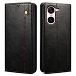 Plånboksfodral för OnePlus Nord CE5 5G / Ace 5 Racing 5G Crazy Horse Texture Waxy Leather Stand Phone Cover